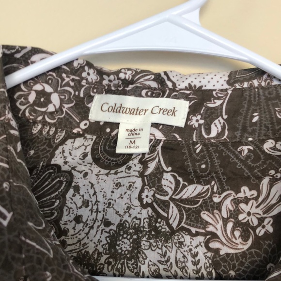 Coldwater creek button up top - Picture 2 of 2